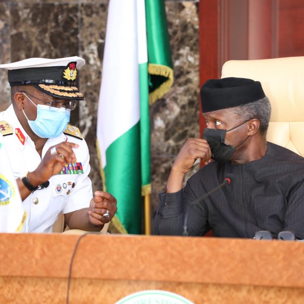 Nigerian Navy Chief and Vice President